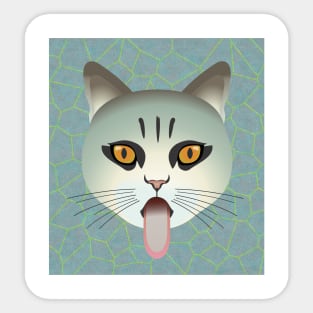 Gato burlon Sticker